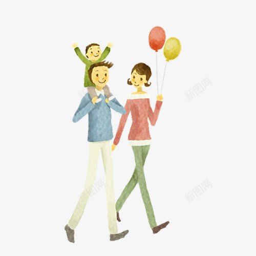 一家人蜡笔画png免抠素材_新图网 https://ixintu.com 一家人 儿童蜡笔画 妈妈 宝贝 气球 爸爸 蜡笔画 蜡笔质感