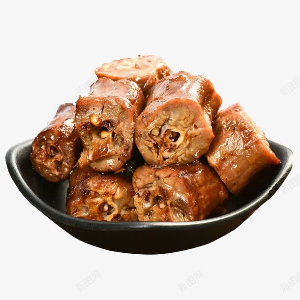 麻辣鸭脖png免抠素材_新图网 https://ixintu.com 小吃 美食 肉类 鸭肉 鸭脖