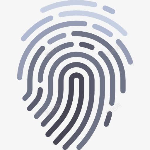 指纹图标png_新图网 https://ixintu.com 侦探 安全 指纹 证据 识别