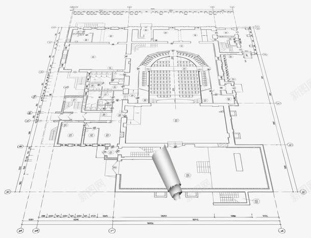 施工图纸png免抠素材_新图网 https://ixintu.com 免扣png 建筑 施工 规格 设计