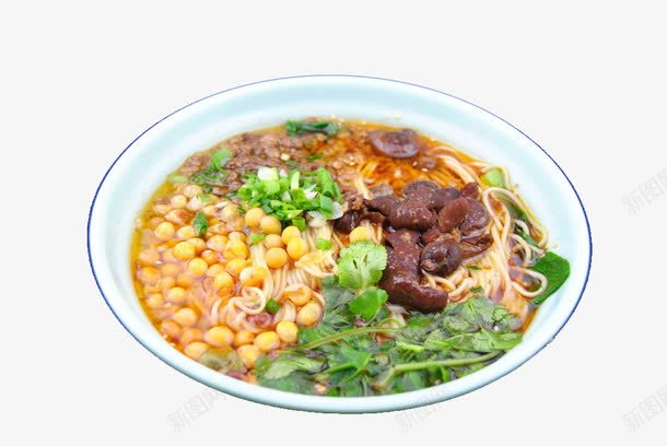 重庆面条png免抠素材_新图网 https://ixintu.com 传统美食 小面 特色小面 肥肠 肥肠面 餐饮美食