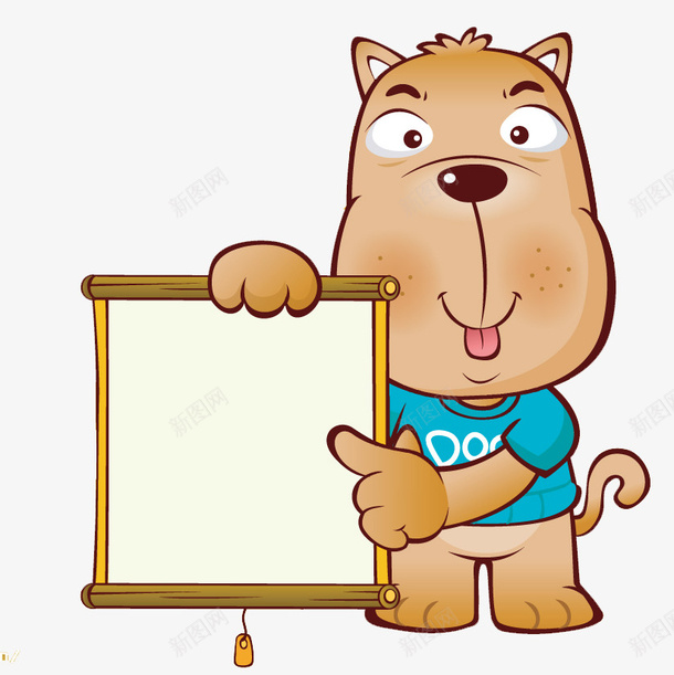 拿画卷的熊png免抠素材_新图网 https://ixintu.com 可爱的熊 棕熊 穿衣服的熊