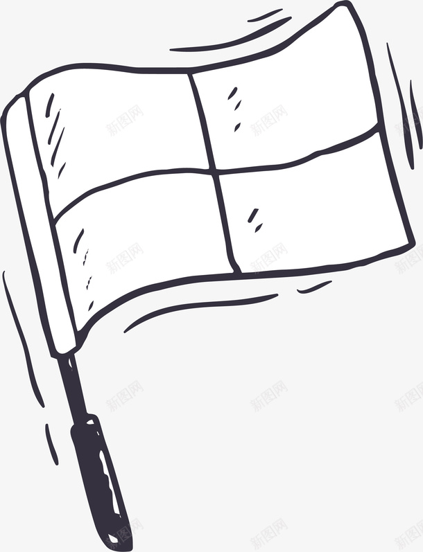 手绘足球场角旗元素矢量图ai免抠素材_新图网 https://ixintu.com 体育海报 冠军 大学足球赛 手绘足球场角旗 杯赛 比赛 海报 球迷欢呼 联赛 足球队 高中 矢量图