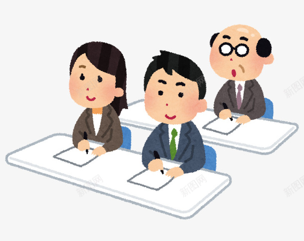 上课听讲的学生图png免抠素材_新图网 https://ixintu.com 上课 卡通手绘 听讲 女士 学生 水彩 男士 老人 课桌