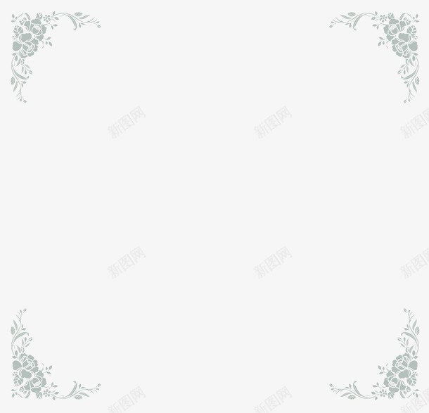 生日主题欧式装饰png免抠素材_新图网 https://ixintu.com 生日快乐 生日海报 线条装饰
