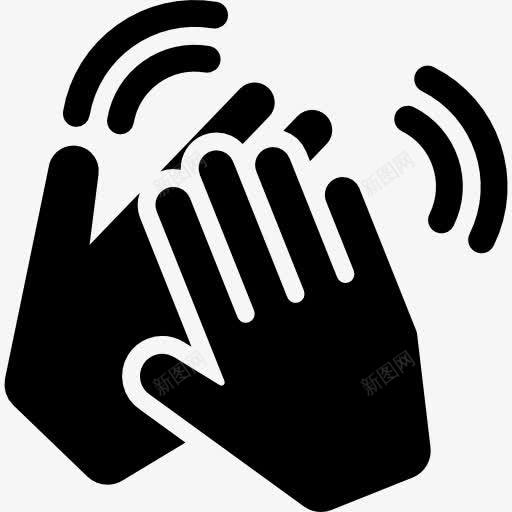 拍的手图标png_新图网 https://ixintu.com 恭喜 手势 掌声 鼓掌