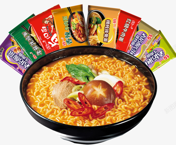 八种口味袋装统一方便面png免抠素材_新图网 https://ixintu.com 卤肉面 方便面 泡面 牛肉面 统一方便面 老坛酸菜面 袋装 香辣