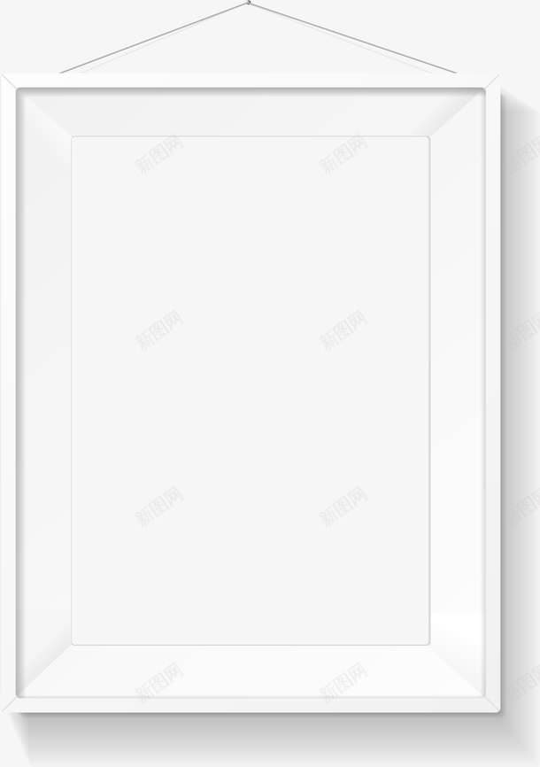 白色简约画框png免抠素材_新图网 https://ixintu.com 图案 框架 清新 画册 画框 白色 简约 装饰图案
