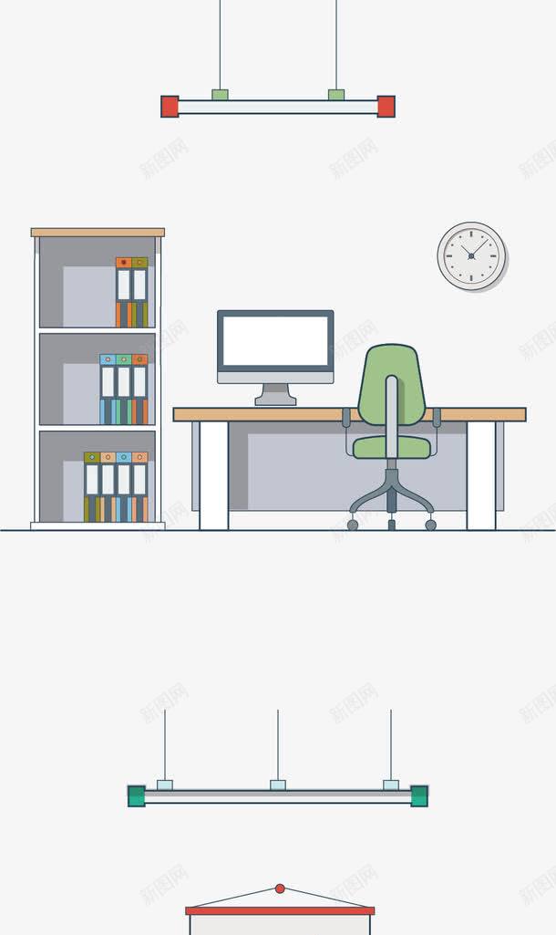 家居摆设用品png免抠素材_新图网 https://ixintu.com 书柜 室内装修 家具 家具标志 家居摆设 家居用品 家庭用品 显示器 桌子 生活家居 生活百科 转椅