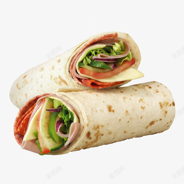 卷饼装饰png免抠素材_新图网 https://ixintu.com 卷饼 大饼 矢量装饰 蔬菜 装饰 食物