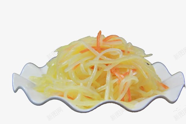 炝土豆丝png免抠素材_新图网 https://ixintu.com 传统美食 凉拌土豆丝 凉菜 炝土豆丝拌菜 餐饮 餐饮美食 饭店 高清