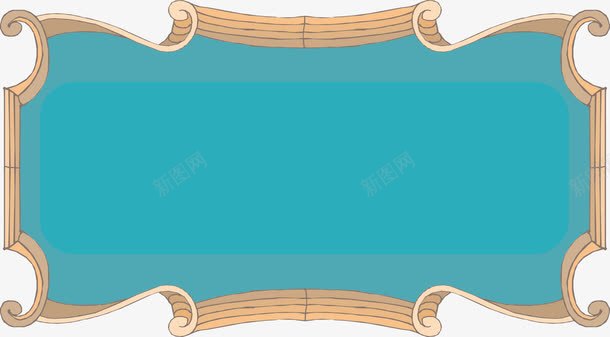 边框矢量图ai免抠素材_新图网 https://ixintu.com 不规则图形 底纹 文字背景图形 文字装饰背景 欧式花边 花纹 边框 矢量图
