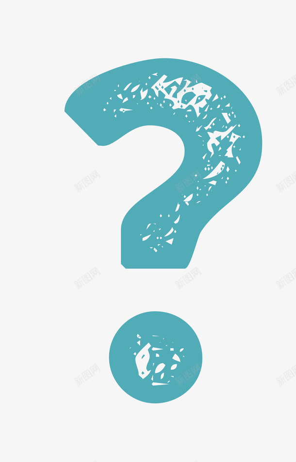 绿色墨迹问号矢量图eps免抠素材_新图网 https://ixintu.com 卡通问号 商铺扁平 墨迹问号 打问号 数学符号问号 矢量图 矢量问号 绿色问号 问号 问号png