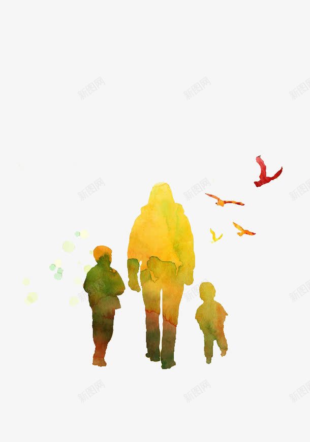 教师节元素png免抠素材_新图网 https://ixintu.com 墨迹 教师 水彩 老师 背景 苍鹰
