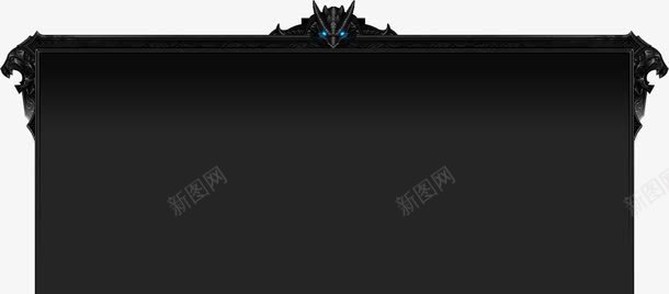 黑色公告栏游戏海报背景png免抠素材_新图网 https://ixintu.com 公告栏 海报 游戏 背景 黑色