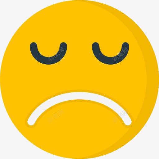 抑郁症图标png_新图网 https://ixintu.com 感情 笑脸 表情 表情抑郁