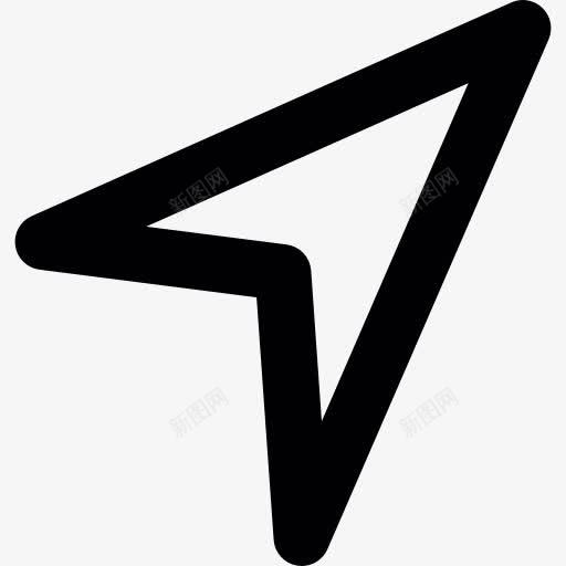 北东箭图标png_新图网 https://ixintu.com 指针 接口 收件箱 消息 符号 箭头符号