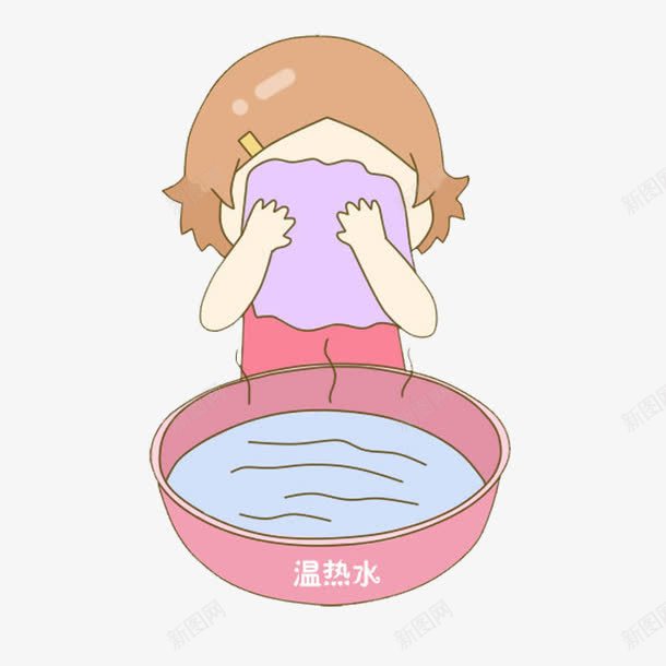 美容秘籍热水洗脸毛巾敷脸png免抠素材_新图网 https://ixintu.com 敷脸 清洁毛孔 热毛巾 热水洗脸 秘籍 美容 美颜秘笈