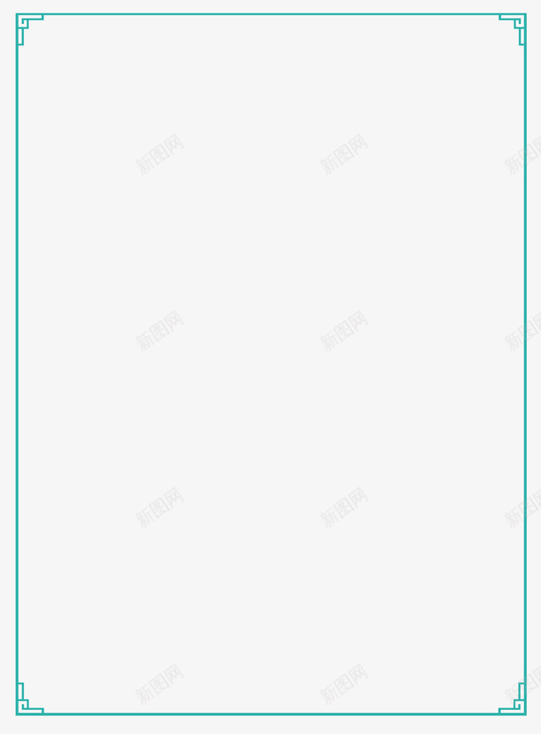 绿色简约线条边框纹理png免抠素材_新图网 https://ixintu.com 免抠PNG 简约 线条 绿色 边框纹理