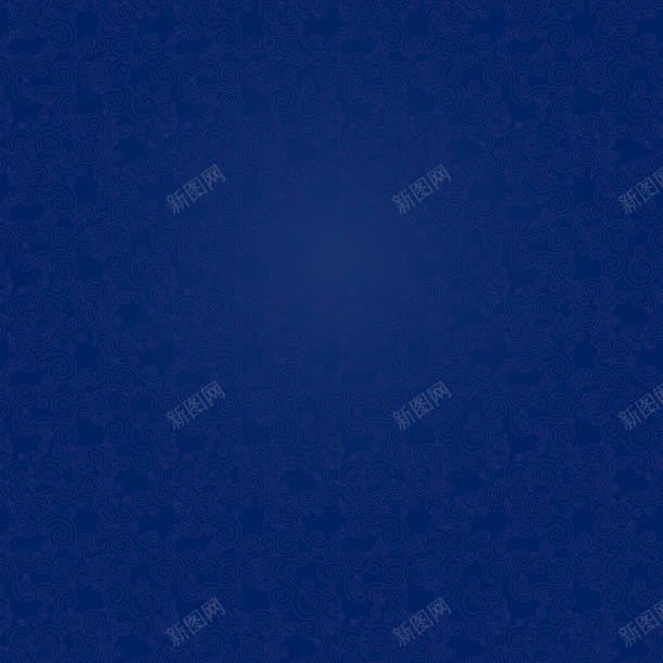 深色复古花纹蓝色背景png免抠素材_新图网 https://ixintu.com 图案 复古 背景 花纹 蓝色