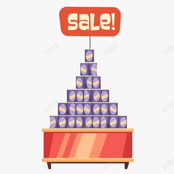 超市购物销售展台图标矢量图ai_新图网 https://ixintu.com 冰箱 卡通图标 图形 手绘卡通 无 无背景 标志 矢量图形 简约的 设计 货架 购物车 超市 超市购物 透明 销售展台 矢量图