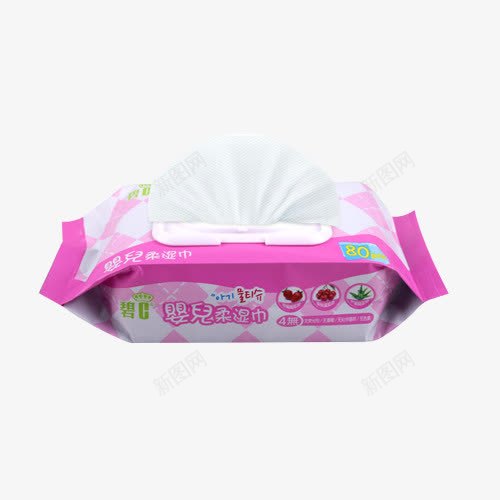 婴儿柔湿巾png免抠素材_新图网 https://ixintu.com 产品实物 健康安全用品 儿童专业 婴儿用品 湿纸巾
