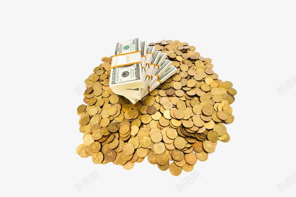 金币上的钞票png免抠素材_新图网 https://ixintu.com 压岁钱 发红包 百万红包 红包 纸币 过年红包 金币 金钱 钞票 钱