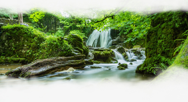 春天绿色山水丛林png免抠素材_新图网 https://ixintu.com 丛林 山水 春天 绿色