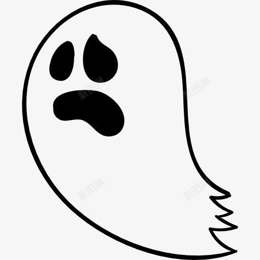 鬼图标png_新图网 https://ixintu.com 吓到 幽灵简笔画 幽灵般的幻影 恐怖