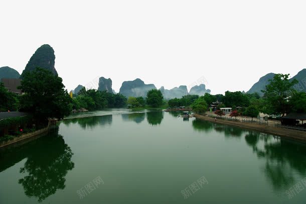桂林阳朔之旅png免抠素材_新图网 https://ixintu.com 倒影 山水风景 广西旅游 桂林 桂林摄影图 水 湖 漓江 田园风光 自然景观 船 阳朔旅游