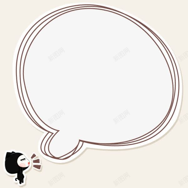 头像边框聊天气泡png免抠素材_新图网 https://ixintu.com 大头贴 头像 相册 边框