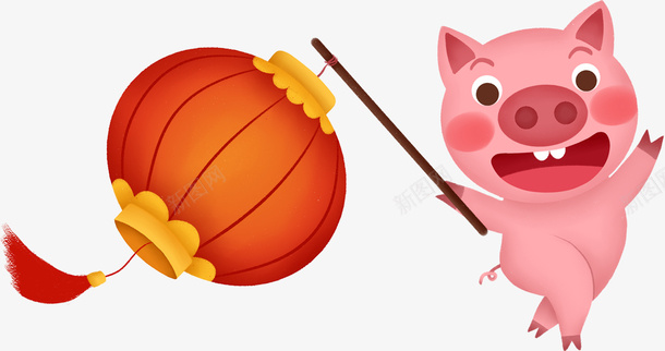 猪年大吉大利恭喜发财png免抠素材_新图网 https://ixintu.com 2019 农历新年 大吉大利 恭喜发财 新年 新年好 新年快乐 猪年 过新年