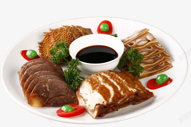 凉肉拼盘png免抠素材_新图网 https://ixintu.com 下饭菜乱炖 传统美食 家常炖菜 家常菜 招牌菜 酱油凉肉拼盘 餐饮美食