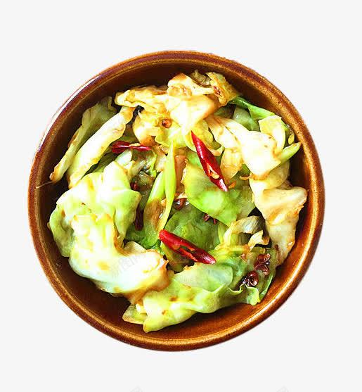 麻辣手撕包菜png免抠素材_新图网 https://ixintu.com 包菜 家常菜 干辣椒 特色菜 美食素材 花椒 麻辣可口