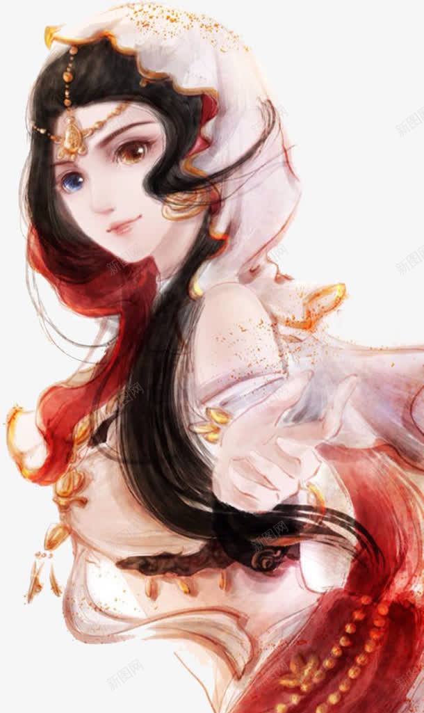卡通小人图标古风素描png_新图网 https://ixintu.com 人物 人物素描 人物素材 卡通人物图片 手绘古风 白领