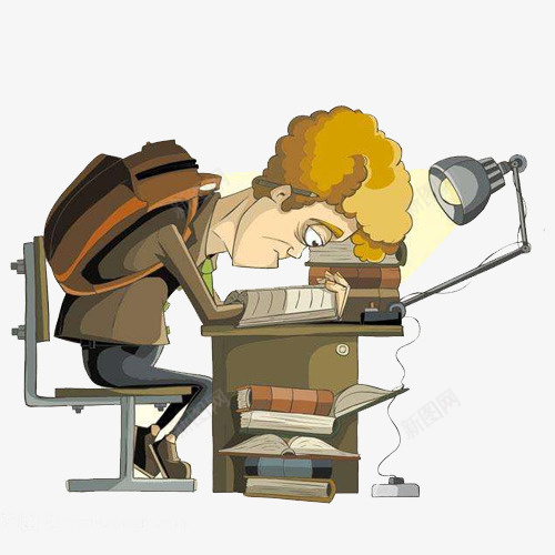 挑灯夜战的学生卡通图png免抠素材_新图网 https://ixintu.com 卡通 台灯 学习 学生 挑灯夜战 熬夜 熬夜不脱发 熬夜工作 看书 简图 黑眼圈