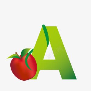 卡通字母Apng免抠素材_新图网 https://ixintu.com 卡通水果字母 字母艺术字 字母设计 水果艺术数字