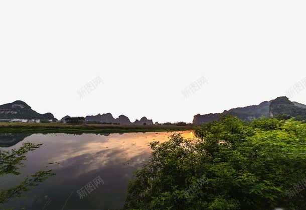 广西洋渡风景png免抠素材_新图网 https://ixintu.com 山水 旅游 美景 著名 风景