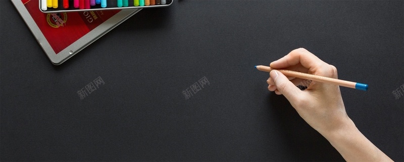 教育写字简约黑色背景jpg设计背景_新图网 https://ixintu.com 写字 小清新 教育 文艺 海报banner 简约 黑色