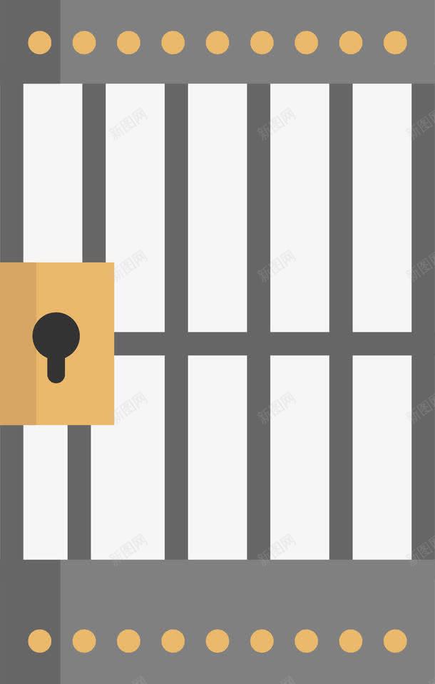 卡通监狱牢笼png免抠素材_新图网 https://ixintu.com 卡通 卡通拘留所 卡通监狱 牢笼 牢门 监狱 监狱铁门 监狱门 监禁 警察局 警局
