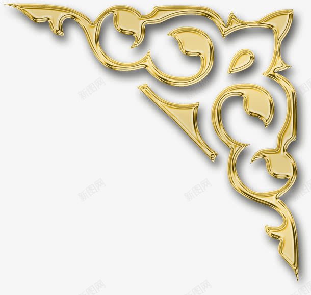 三角形镂空黄金花纹欧式png免抠素材_新图网 https://ixintu.com 三角形 欧式 花纹 镂空 黄金