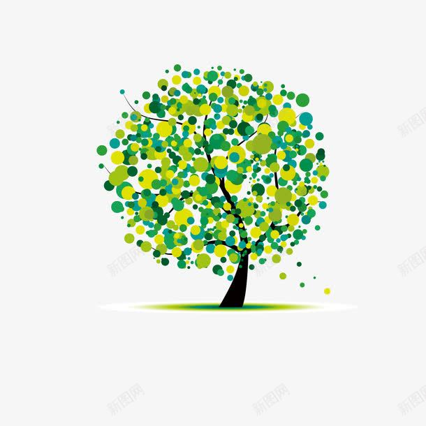 卡通树木png免抠素材_新图网 https://ixintu.com MG ppt 动画 卡通许愿树 可爱 扁平化 森林 植物 祈福树 简约