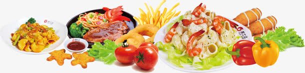 美食大集合png免抠素材_新图网 https://ixintu.com 主食 吃货 海鲜 美食 舌尖上的中国 食品 食物