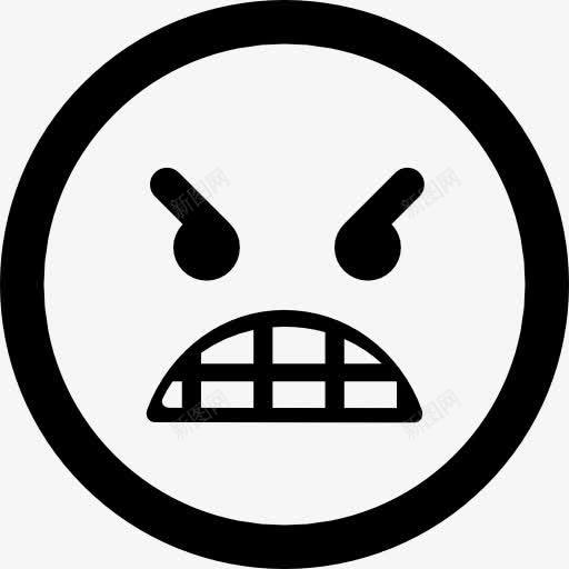 愤怒的表情的脸图标png_新图网 https://ixintu.com 圆形脸 平方 怒气冲冲 恼火 愤怒 接口 生气 表情 表情的面孔