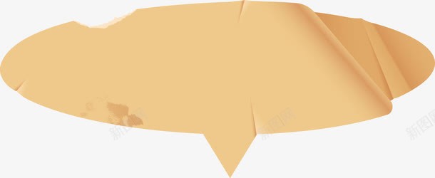 圆形怀旧撕纸折痕对话框png免抠素材_新图网 https://ixintu.com 个性 圆形 对话框 对话框气泡 形状 怀旧 折痕 撕纸 撕边 撕页 旧纸张 牛皮纸 痕迹