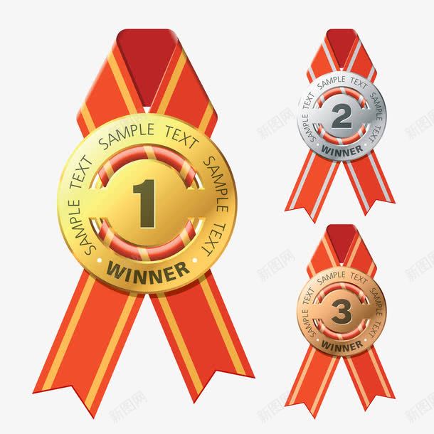 前三名的奖牌png免抠素材_新图网 https://ixintu.com 冠军 卡通手绘 名次 奖牌 排名 排序 排行 次序 热 热销排行 荣誉 获奖