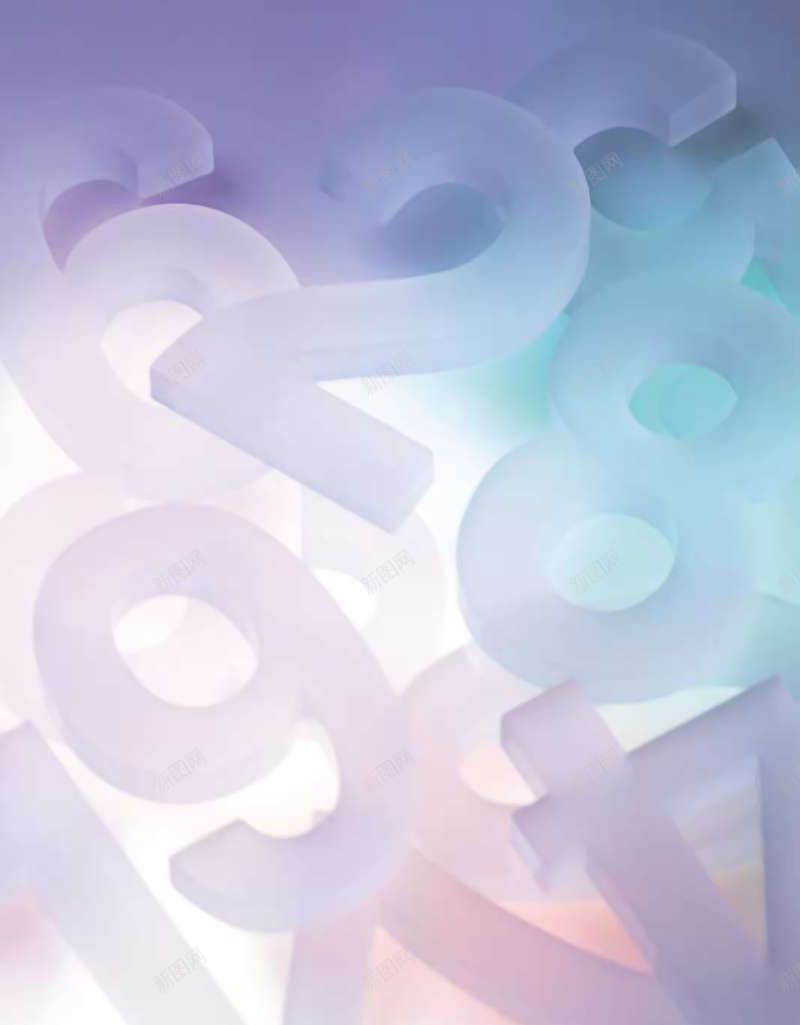 幻彩数字背景jpg高清背景_新图网 https://ixintu.com 半透明 小清新 幻彩 彩色 数字 文艺 梦幻 简约 背景