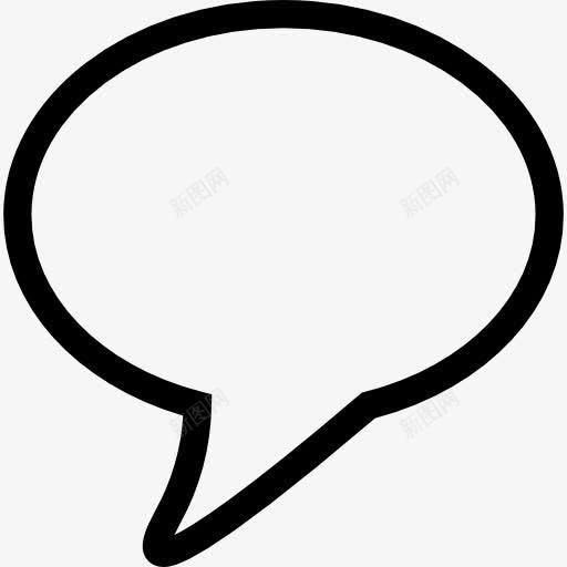 对话气球轮廓图标png_新图网 https://ixintu.com 会话 气球 社会 言语 言语气球 言语气球轮廓 言语泡沫