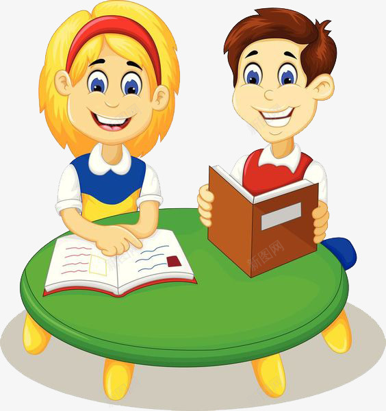 在圆桌子上看书的学生png免抠素材_新图网 https://ixintu.com 上课 专心 专注 听 听讲 听课 学习 学生 学生听课 看书 认真 课堂
