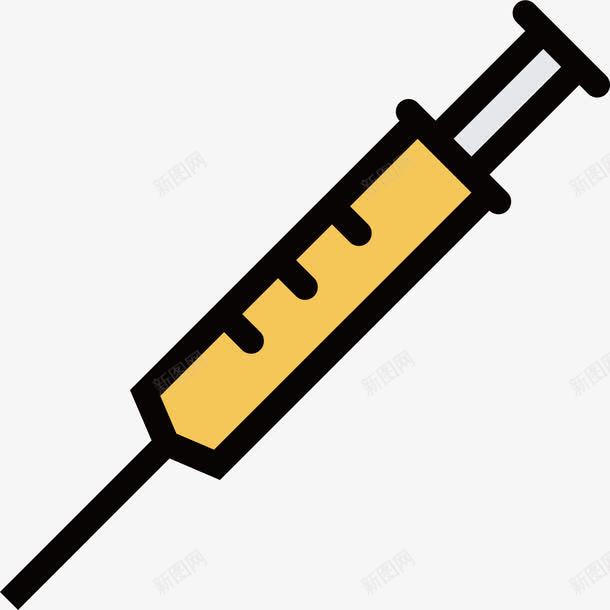 黄色针头png免抠素材_新图网 https://ixintu.com 医药 卡通 注射器 生物医药 生物医药产业 生物医药展板 生物医药广告 生物医药整容